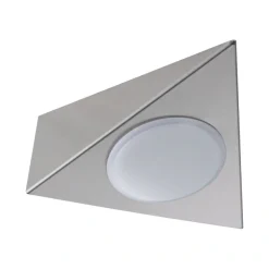 Paulmann Unterschrankleuchte »Clever Connect Trigo 3x2,1W 12VA DC 12V Nickel gebürstet/Metall« 3 Stk. Tageslichtweiß Starter-Set, 2700-6500K