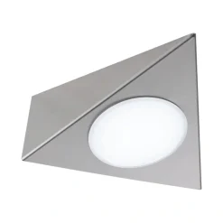Paulmann Unterschrankleuchte »Clever Connect Trigo 3x2,1W 12VA DC 12V Nickel gebürstet/Metall« 3 Stk. Tageslichtweiß Starter-Set, 2700-6500K