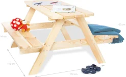 Pinolino® Kindersitzgruppe »Nicki Maxi« BxLxH: 119x118x65 cm
