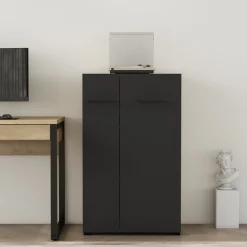 PLACES OF STYLE Aktenschrank »Moid; Mehrzweckschrank,« moderne Kommode mit viel Stauraum, Maße 64,5 x 41,5 x 106 cm