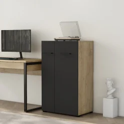 PLACES OF STYLE Aktenschrank »Moid; Mehrzweckschrank,« moderne Kommode mit viel Stauraum, Maße 64,5 x 41,5 x 106 cm