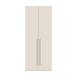 PLACES OF STYLE Drehtürenschrank »Opera mit oder ohne Kranz inkl. LED-Beleuchtung, B: 92,137 oder 182 cm« UV lackiert, Soft Close Funktion, Höhenverstellbare Füße