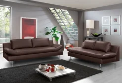 PLACES OF STYLE 2-Sitzer »Redding« In Naturleder