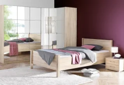 priess Eckkleiderschrank »Malaga Schlafzimmerschrank Ecklösung erweiterbar in drei Farben« Kleiderschrank Schrank Garderobe Stauraumwunder mit Spiegel