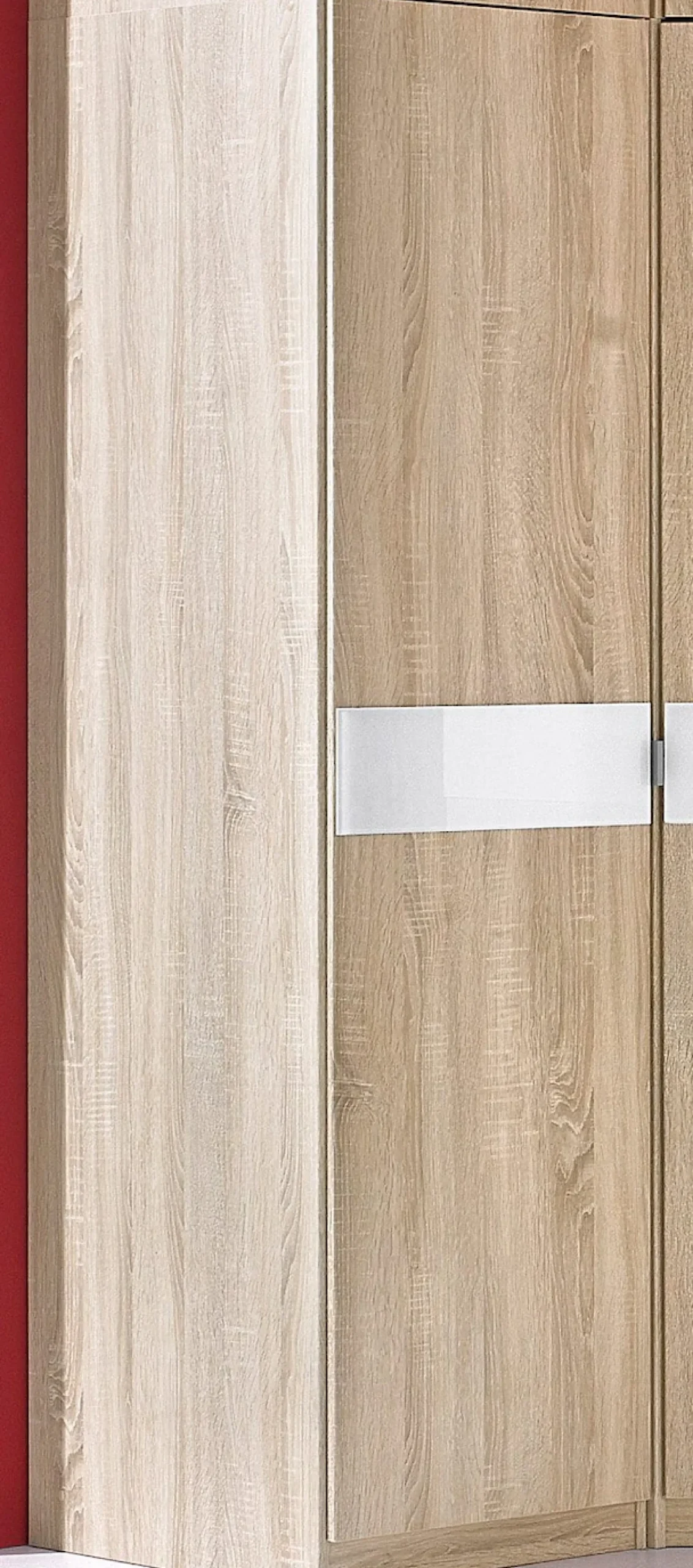 priess Kleiderschrank »Drehtürenschrank Kleiderschrank Schrank Schlafzimmerschrank Madrid« mit farbiger Glasauflage, erweiterbar mit Schrankaufsatz Madrid
