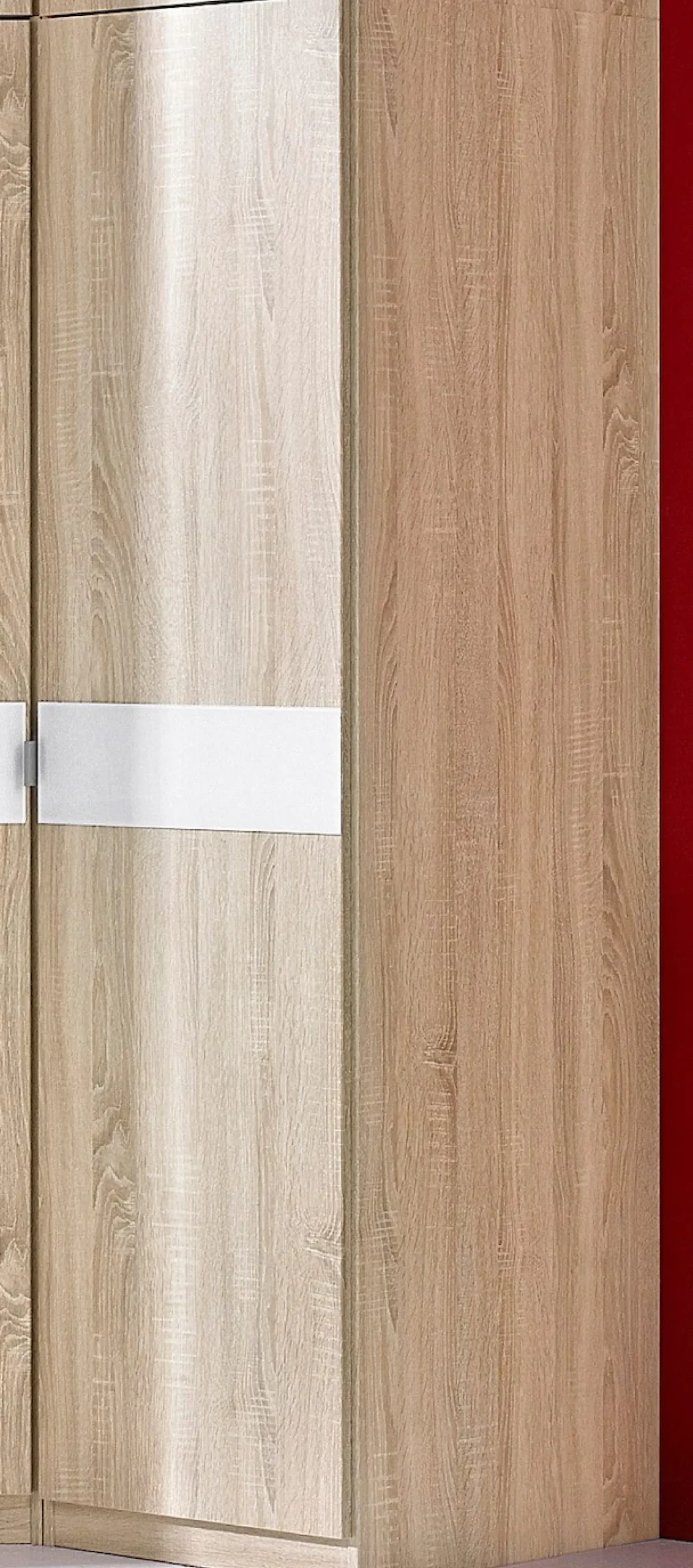 priess Kleiderschrank »Drehtürenschrank Kleiderschrank Schrank Schlafzimmerschrank Madrid« mit farbiger Glasauflage, erweiterbar mit Schrankaufsatz Madrid