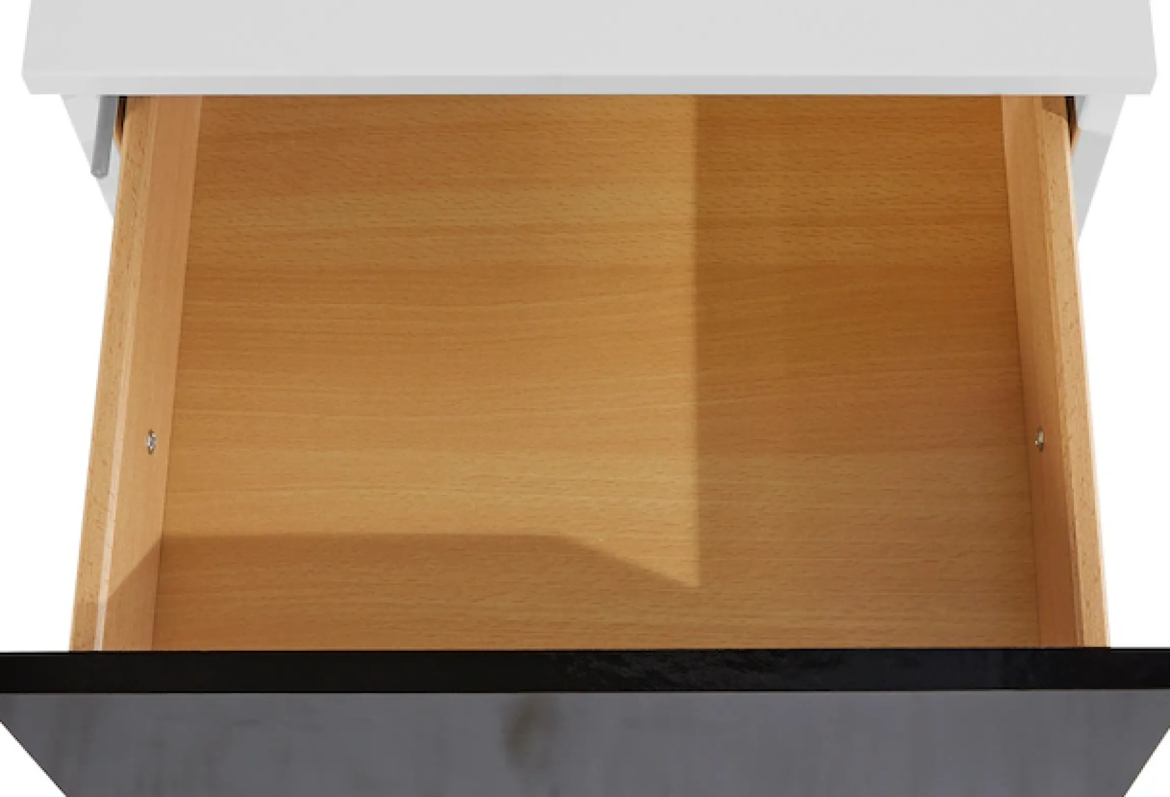 priess Nachtkommode mit LED-Beleuchtung und Push-to-open