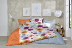 Primera Bettwäsche »Mako-Satin-Bettwäsche Summer Time« 2 Stk. mit bunten Blumen