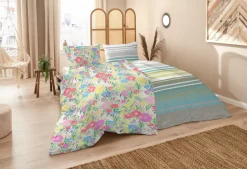 Primera Bettwäsche »Perkal-Bettwäsche Summer Stripe« 2 Stk. mit modernen Streifen