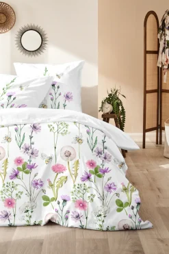 Primera Bettwäsche »Renforce-Bettwäsche Oh my Garden« 2 Stk. mit zarten Blüten