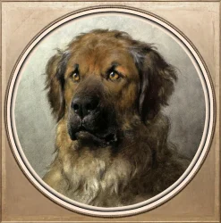 queence Acrylglasbild »Jagdhund« Gemälde | Hunde | Hundebilder | Kunst | Tiere Fine Art-Print in Galeriequalität