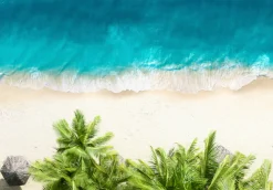 queence Fototapete »Meer« Meer | Motiv | Strand | bedruckt | realistisch glatt Wandpaneele, selbstklebend, Tapete, Sticker, Wanddeko, XXL-Fotomotiv