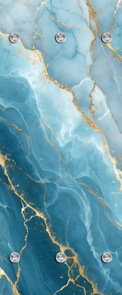 queence Garderobenpaneel »Wandgarderobemit Motiv Marmor Abstrakt inkl. Edelstahlhaken« 1 Stk. tlg. HD Premium Druck auf Acrylglas