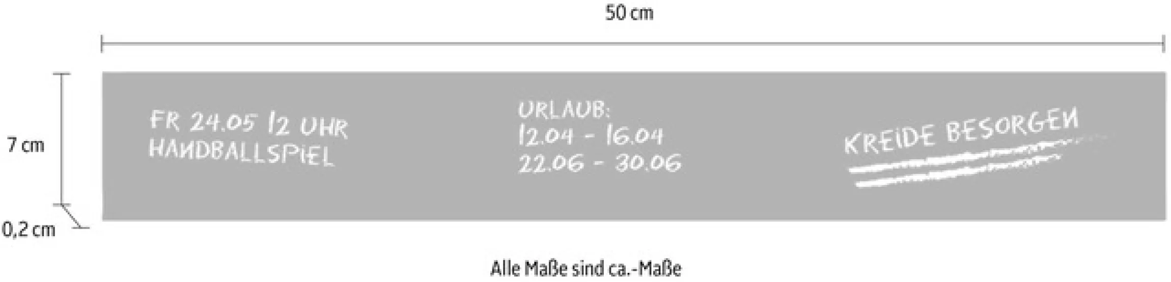 queence Tafelfolie »Magnetisches Memo-Board« magnetische Tafelfolie, Tafel, selbstklebend, 3er Set