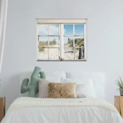 queence Wandsticker »Dünen« Wandsticker, Wandbild, selbstklebend, Dünen, Sand, 3D