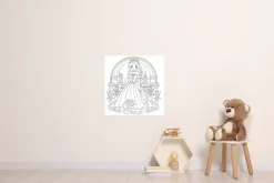 queence Wandsticker »Prinzessin« DIY-Wandsticker zum Bemalen