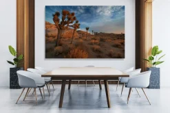 queence XXL-Wandbild »Akustikbild Landschaft Wüste« Amerika | Bilder von Amerika | Landschaft | Natur | Wüste | Wüstenbilder 1 Stk. tlg. Einfache Akustiklösung ohne Baumaßnahme, Schalldämmung, Paneele