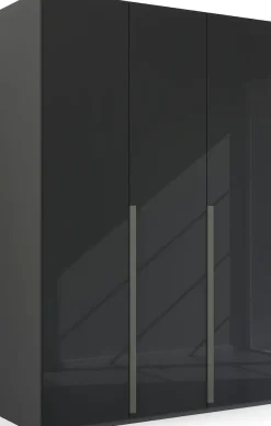 rauch Drehtürenschrank »Kleiderschrank Schrank Garderobe Wäscheschrank PURISMA Glasfront« in den Breiten 151/201/251/301 cm, inkl. SOFT-CLOSE-FUNKTION,schlichte Eleganz, mit umfangreicher Innenausstattung MADE IN GERMANY