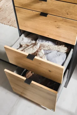 rauch Drehtürenschrank »Kleiderschrank Schrank Garderobe Wäscheschrank Ankleide ONTARIO« Breiten 136/181 cm,mit 5 Schubladen in unterschiedlichen Größen MADE IN GERMANY