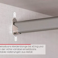 rauch Drehtürenschrank »Kleiderschrank Schrank Garderobe Wäscheschrank SKAT MERIDIAN« Breiten 151/201/251/301, Höhen 223/235 cm, inkl. SOFT-CLOSE-FUNKTION,mit Schubladeneinsatz, Wäscheeinteilung, Innenspiegel MADE IN GERMANY