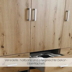 rauch Drehtürenschrank »Kleiderschrank Schrank Garderobe Wäscheschrank NARAI mit Schubladen« in 3 verschiedenen Ausstattungen BASIC/CLASSIC/PREMIUM,Griffausfräsungen für eine grifflose Optik TOPSELLER MADE IN GERMANY