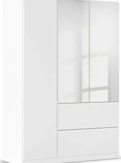rauch Drehtürenschrank »Kleiderschrank Schrank Garderobe Wäscheschrank Schlafzimmer JOEL« in 3 verschiedenen Ausstattungen BASIC/CLASSIC/PREMIUM,mit zwei Schubladen, mit Push-to-Open Funktion MADE IN GERMANY