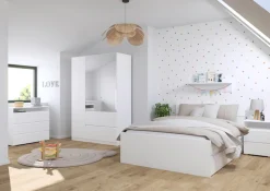 rauch Drehtürenschrank »Kleiderschrank Schrank Garderobe Wäscheschrank Schlafzimmer JOEL« in 3 verschiedenen Ausstattungen BASIC/CLASSIC/PREMIUM,mit zwei Schubladen, mit Push-to-Open Funktion MADE IN GERMANY