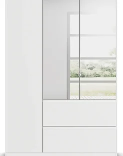 rauch Drehtürenschrank »Kleiderschrank Schrank Garderobe Wäscheschrank Schlafzimmer JOEL« in 3 verschiedenen Ausstattungen BASIC/CLASSIC/PREMIUM,mit zwei Schubladen, mit Push-to-Open Funktion MADE IN GERMANY