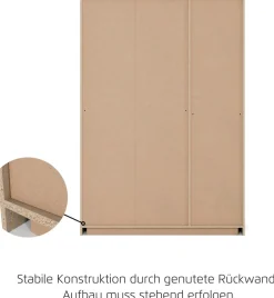 rauch Drehtürenschrank »Kleiderschrank Schrank Garderobe Wäscheschrank Schlafzimmer BELLEZZA« inkl. Schubkasteneinsatz, Wäscheeinteilung und weiterem Zubehör