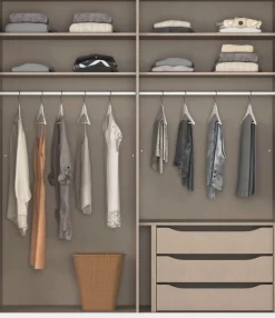 rauch Drehtürenschrank »Kleiderschrank Schrank Garderobe Wäscheschrank Schlafzimmer BELLEZZA« inkl. Schubkasteneinsatz, Wäscheeinteilung und weiterem Zubehör