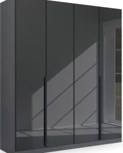 rauch Drehtürenschrank »Kleiderschrank Schrank Garderobe Ankleide MODERN BY QUADRA SPIN« Breiten: 181/226/271 cm, Höhe 210 cm,mit hochwertiger Glasfront und Stangengriff MADE IN GERMANY