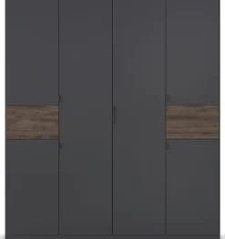 rauch Drehtürenschrank »Kleiderschrank Schrank Garderobe Wäscheschrank TICAO« Schubladen in der Höhe variabel positionierbar,mit 2 geräumigen Schubladen, viel Stauraum MADE IN GERMANY