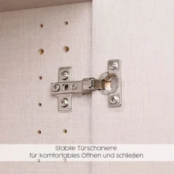 rauch Drehtürenschrank »Kleiderschrank Schrank Garderobe COSTA in den Breiten 91/136/181 cm« in 3 Ausstattungen BASIC/CLASSIC/PREMIUM,mit Spiegel, grifflose Front und Push-to-Open Funktion MADE IN GERMANY