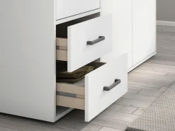rauch Drehtürenschrank »Kleiderschrank Schrank Garderobe Wäscheschrank VOYAGER« in 3 verschiedenen Ausstattungen BASIC/CLASSIC/PREMIUM,mit 2 modernen Griffvarianten, mit Außenschubladen MADE IN GERMANY