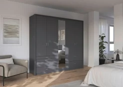 rauch Drehtürenschrank »Kleiderschrank Schrank Garderobe Wäscheschrank WILDBERG« Breiten 230/275 cm, Höhen 212/231 cm,mit 6 Schubladen, obere Schublade mit Holz-Einteilung MADE IN GERMANY