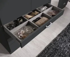 rauch Drehtürenschrank »Kleiderschrank Schrank Garderobe Wäscheschrank WILDBERG« Breiten 230/275 cm, Höhen 212/231 cm,mit 6 Schubladen, obere Schublade mit Holz-Einteilung MADE IN GERMANY