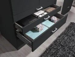 rauch Drehtürenschrank »Kleiderschrank Schrank Garderobe Wäscheschrank WILDBERG« Breiten 230/275 cm, Höhen 212/231 cm,mit 6 Schubladen, obere Schublade mit Holz-Einteilung MADE IN GERMANY