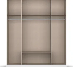 rauch Drehtürenschrank »Kleiderschrank Schrank Garderobe Schlafzimmerschrank DAVOA« mit farblich abgesetzten Schubkästen in Eiche Artisan MADE IN GERMANY
