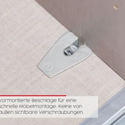 rauch Drehtürenschrank »Kleiderschrank Schrank Garderobe Wäscheschrank SKAT PURE« Breiten 151/201/251/301, Höhen 223/235 cm, inkl. SOFT-CLOSE-FUNKTION,elegante Griffstangen und praktischer Innenausstattung MADE IN GERMANY