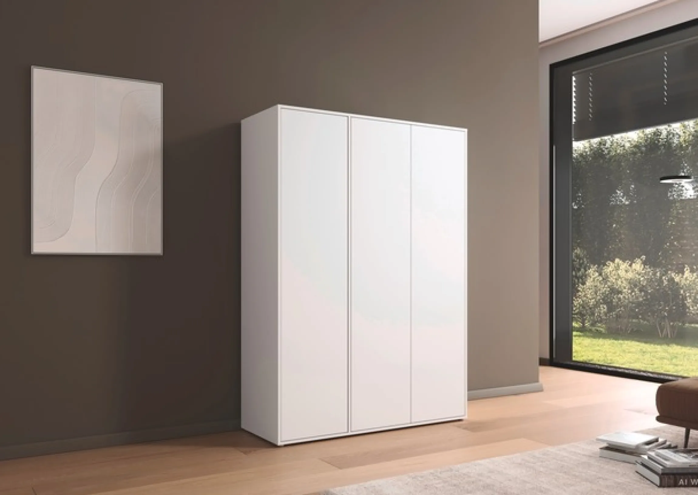 rauch Drehtürenschrank »Kleiderschrank Schrank Garderobe Wäscheschrank NABILA viel Stauraum« in 3 verschiedenen Ausstattungen BASIC/CLASSIC/PREMIUM,in 2 Breiten mit Push-to-Open Funktion TOPSELLER MADE IN GERMANY