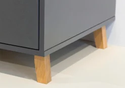 rauch Drehtürenschrank »Kleiderschrank Schrank Garderobe SHINJO Breiten 93/140/187 cm« in 3 verschiedenen Ausstattungen BASIC/CLASSIC/PREMIUM,Griffe und Füße aus Massivholz, viel Stauraum MADE IN GERMANY