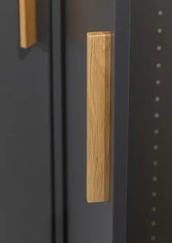 rauch Drehtürenschrank »Kleiderschrank Schrank Garderobe SHINJO Breiten 93/140/187 cm« in 3 verschiedenen Ausstattungen BASIC/CLASSIC/PREMIUM,Griffe und Füße aus Massivholz, viel Stauraum MADE IN GERMANY