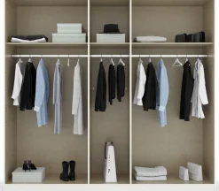 rauch Drehtürenschrank »Kleiderschrank Schrank Garderobe Ankleide DARK&WOOD BY QUADRA SPIN« Breiten: 181/226/271 cm, Höhe 210 cm,im Industrial Style mit Metallgriffstangen