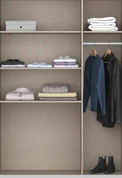 rauch Drehtürenschrank »Kleiderschrank Schrank Garderobe GarderobenschrankHOMBURG« mit Spiegel, oberer Schubkasten mit Einteilung MADE IN GERMANY