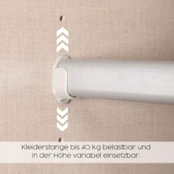 rauch Drehtürenschrank »Lucena« mit schräg ausgestellten Füßen im Monochrom-Stil