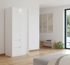 rauch Drehtürenschrank »Mainz mit Passepartout« optional mit Beleuchtung, Außentüren mit Push-to-Open Funktion