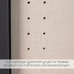 rauch Drehtürenschrank »Mehrzweckschrank Aktenschrank Mietswohnung Garderobe MAINZ 91cm breit« 3 verschiedene Ausstattungen BASIC/CLASSIC/PREMIUM (inkl. SOFT-CLOSE),grifflose Front, Türen mit Push-to-Open Funktion MADE IN GERMANY