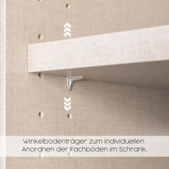 rauch Drehtürenschrank »Mehrzweckschrank Aktenschrank Mietswohnung Garderobe MAINZ 91cm breit« 3 verschiedene Ausstattungen BASIC/CLASSIC/PREMIUM (inkl. SOFT-CLOSE),grifflose Front, Türen mit Push-to-Open Funktion MADE IN GERMANY