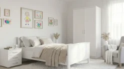 rauch Funktionsbett »Bett Einzelbett Komfortbett Holzbett TORRENT« Bettseitenhöhe 44,6 cm, Größen: 90x200 cm, 100x200 cm,in Komforthöhe, Einlasstiefe 6-fach verstellbar MADE IN GERMANY