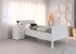 rauch Funktionsbett »Bett Einzelbett Komfortbett Holzbett TORRENT« Bettseitenhöhe 44,6 cm, Größen: 90x200 cm, 100x200 cm,in Komforthöhe, Einlasstiefe 6-fach verstellbar MADE IN GERMANY
